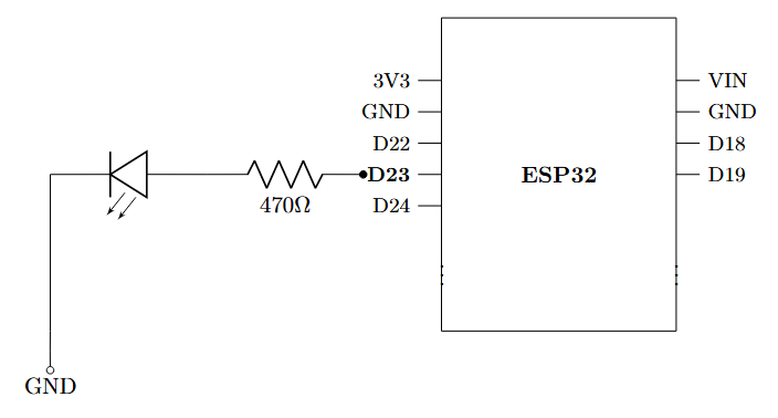 ESP32 Circuit Diagram